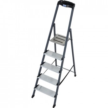 Анодированная стремянка KRAUSE SECURO 5 ступеней