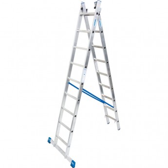 Двухсекционная универсальная лестница KRAUSE STABILO +S 2x9 Двухсекционная универсальная лестница KRAUSE STABILO +S 2x9