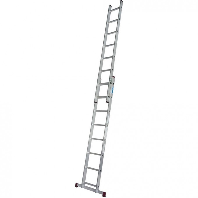 Двухсекционная выдвижная лестница с траверсой 2х8 KRAUSE CORDA 032188