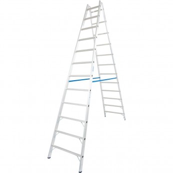 Двусторонняя лестница с перекладинами 2х12 перекладин KRAUSE STABILO 124944 Двусторонняя лестница с перекладинами 2х12 перекладин KRAUSE STABILO 124944