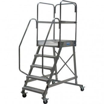 Лестница KRAUSE CORDA с площадкой, 5 ступеней