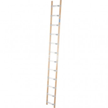 Лестница KRAUSE для крыши, 12 перекладин (алюминий/дерево)