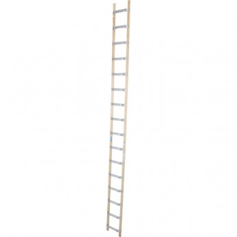 Лестница KRAUSE для крыши, 16 перекладин (алюминий/дерево) Лестница KRAUSE для крыши, 16 перекладин (алюминий/дерево)