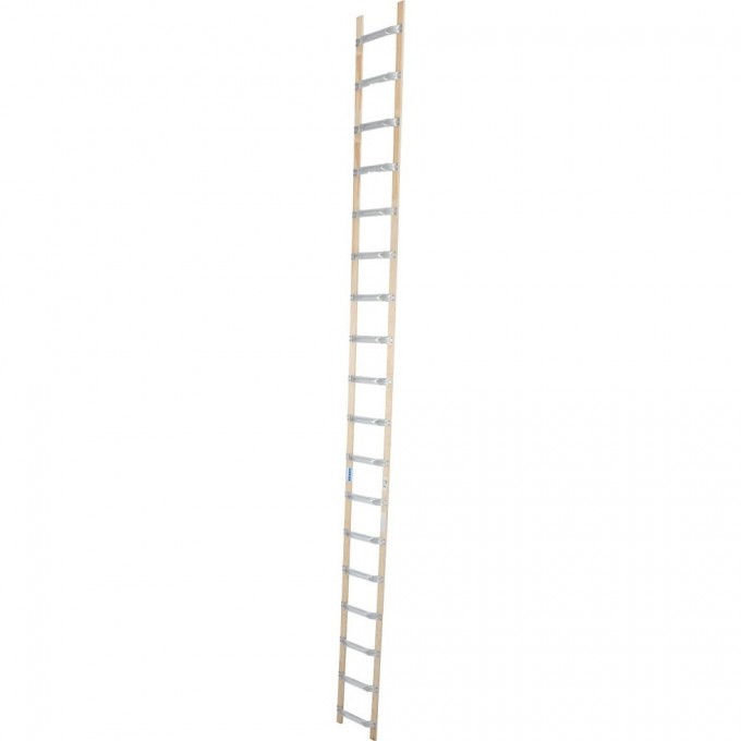 Лестница KRAUSE для крыши, 18 перекладин (алюминий/дерево) 804259