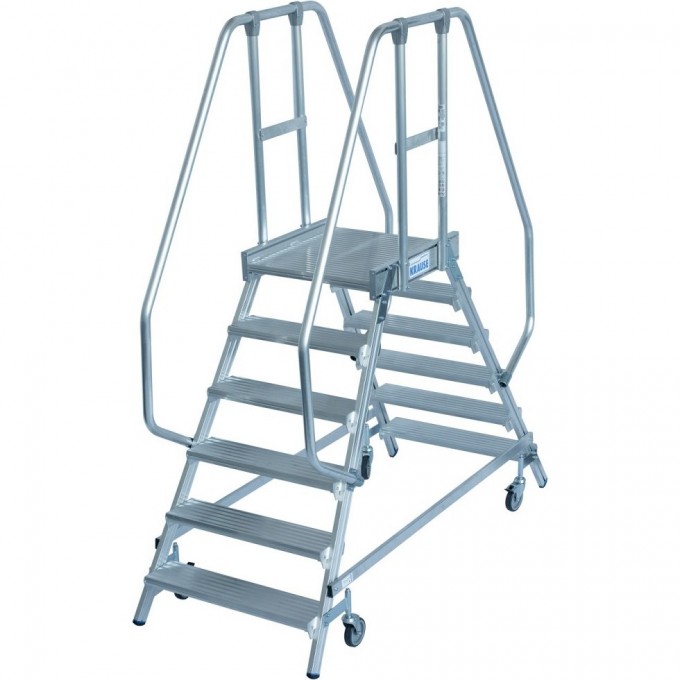 Лестница - платформа KRAUSE STABILO двухсторонняя 6 ступеней 820266