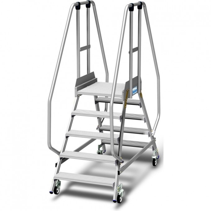 Лестница - платформа KRAUSE STABILO двухсторонняя, ограждение 1,1 м, 5 ступеней 820754