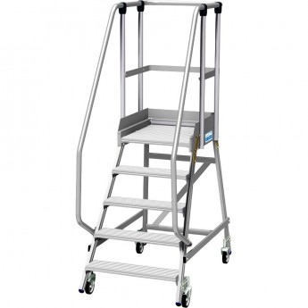 Лестница - платформа KRAUSE STABILO ограждение 1,1 м, 5 ступеней Лестница - платформа KRAUSE STABILO ограждение 1,1 м, 5 ступеней