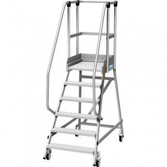 Лестница - платформа KRAUSE STABILO ограждение 1,1 м, 6 ступеней Лестница - платформа KRAUSE STABILO ограждение 1,1 м, 6 ступеней