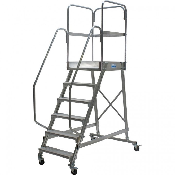 Лестница с площадкой KRAUSE CORDA 6 ступеней 820044