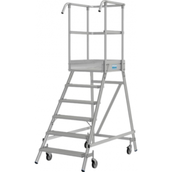 Односторонняя лестница-платформа KRAUSE STABILO 6 ступеней