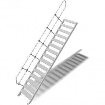 Трап 15 ступеней 1000 мм 45 градусов KRAUSE STABILO 822840 Трап 15 ступеней 1000 мм 45 градусов KRAUSE STABILO 822840