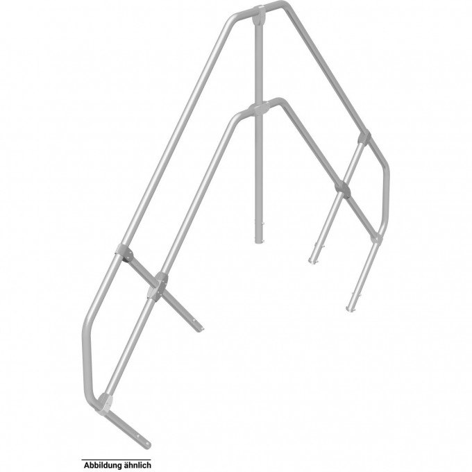 Второй поручень KRAUSE для перехода 10 ступеней 45° 826695