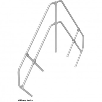 Второй поручень KRAUSE 826657 для перехода 6 ступеней 45°