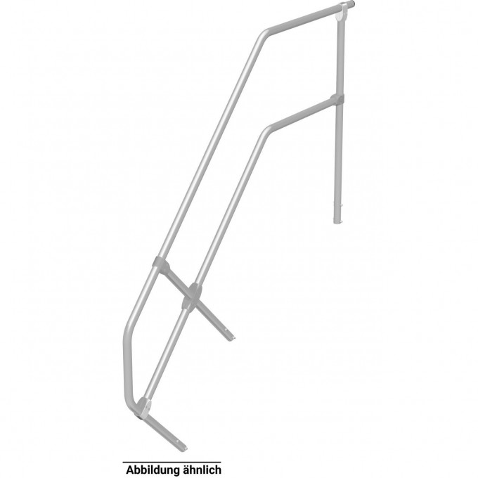 Второй поручень KRAUSE для трапа с платформой 13 ступеней 45° 824820